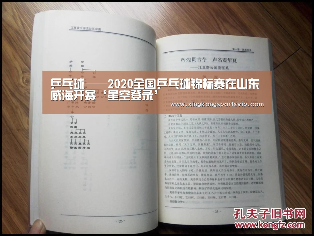乒乓球——2020全国乒乓球锦标赛在山东威海开赛‘星空登录’(图2) 星空登录